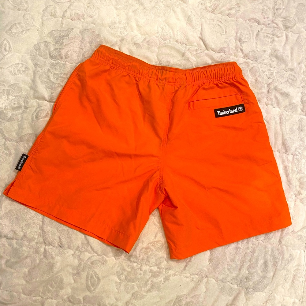 Timberland neon orange running short. Size M